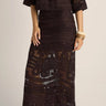 FATE+BECKER Gaia Lace Skirt - Chocolate