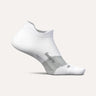 Feetures Elite Ultra Light No Show Tab Socks – White