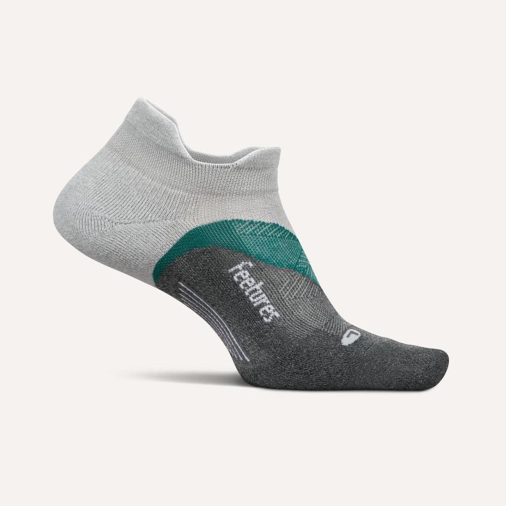 Feetures Elite Light Cushion No Show Tab Socks – Stone Ivy – product view