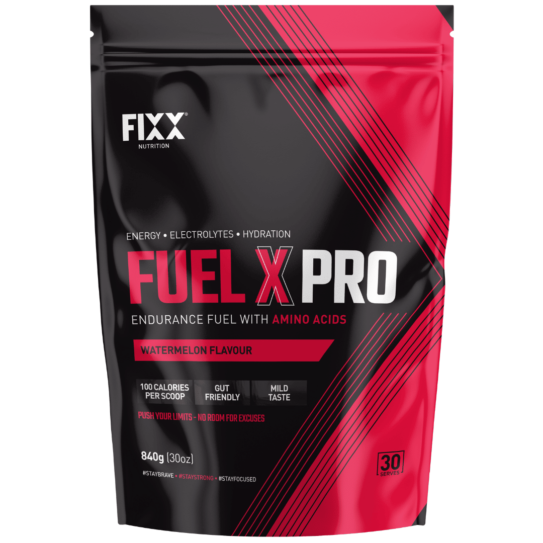 FIXX Fuel X Pro Watermelon 840g 30 Scoop Bag endurance drink mix