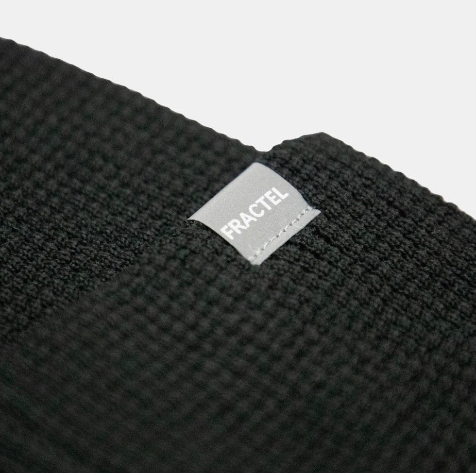 FRACTEL Beanie - Jet Waffle Knit – product image 4