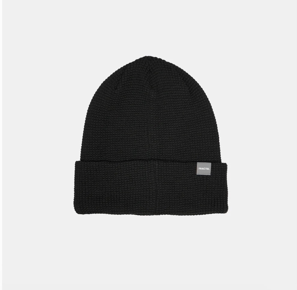 FRACTEL Beanie - Jet Waffle Knit – product image 3