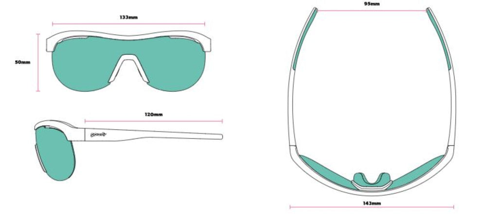 Goodr Sonic G frame measurements