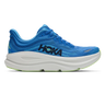 HOKA Bondi 9 men's wide (2e) running shoe in Virtual Blue / Soft Cobalt, outer side view