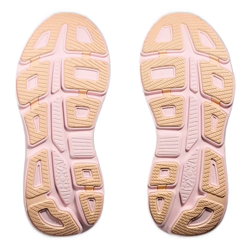 HOKA Bondi 9 Women's Wide (D) - Lilac Cream / Tangerine Glow – product image 5