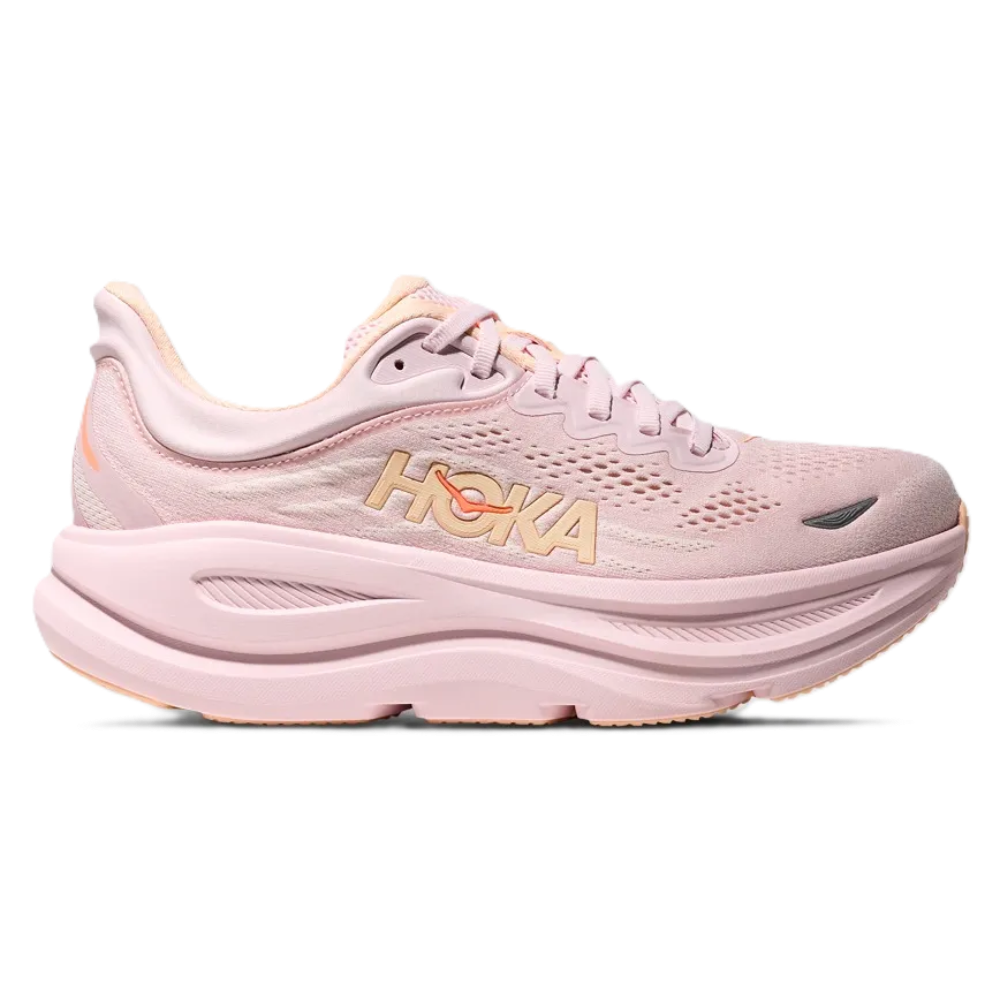 HOKA Bondi 9 Women's Wide (D) - Lilac Cream / Tangerine Glow – product image 1