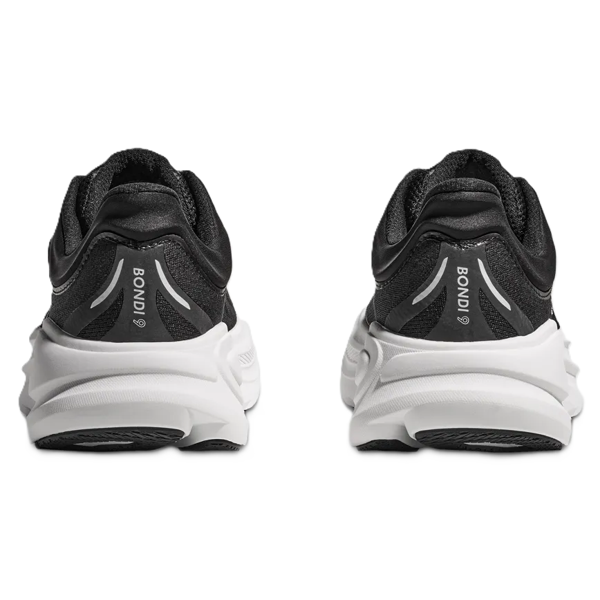 HOKA Bondi 9 Men's Wide (2E) - Black / White – product image 2