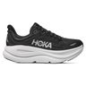 HOKA Bondi 9 Men’s X-Wide Black and White running shoe side view