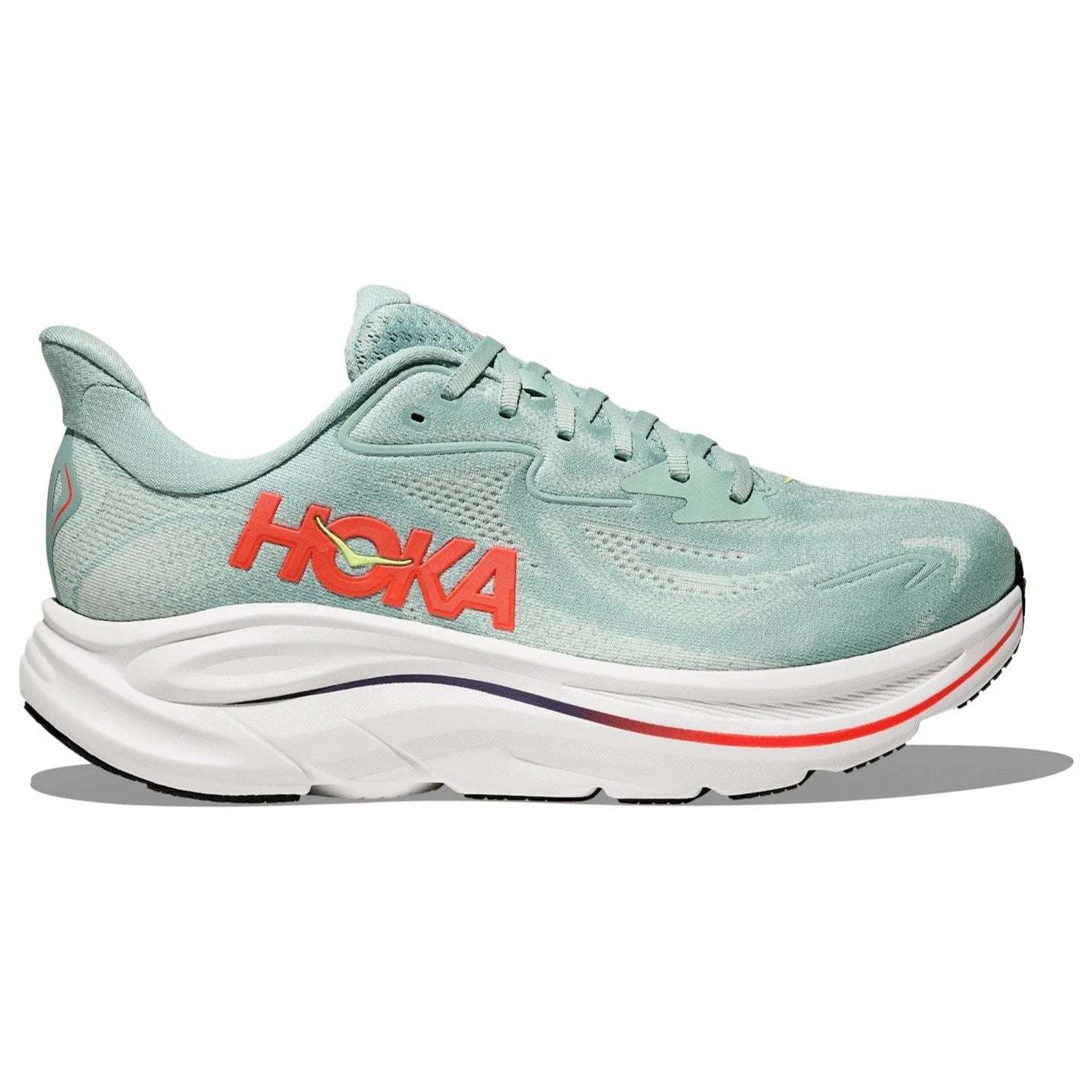 HOKA Clifton 10 Wide Men's Running Shoes - Sage / Neon – product image 1