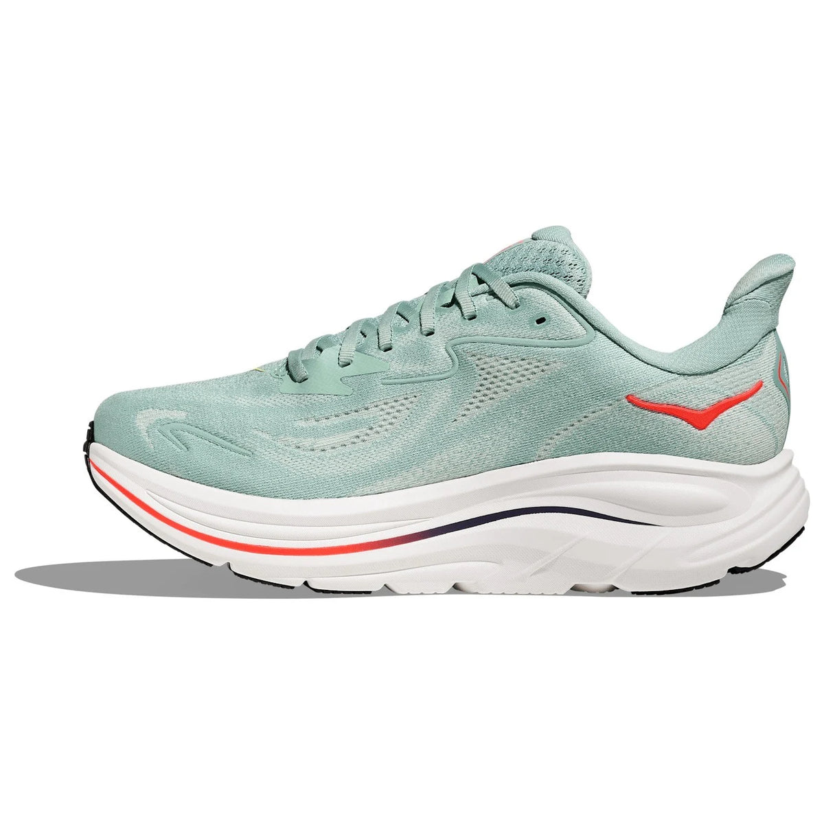 HOKA Clifton 10 Wide Men's Running Shoes - Sage / Neon – product image 2