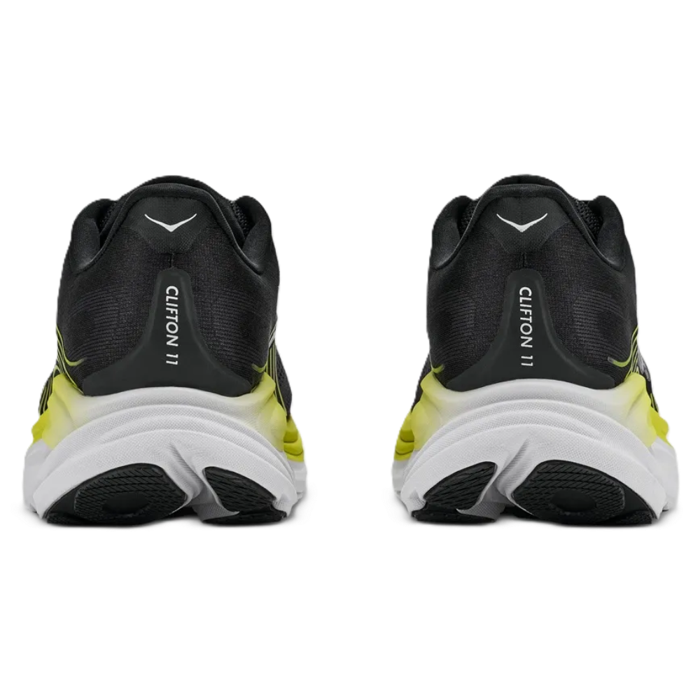 hoka-clifton-11-mens-black-cosmic-grey-back-view