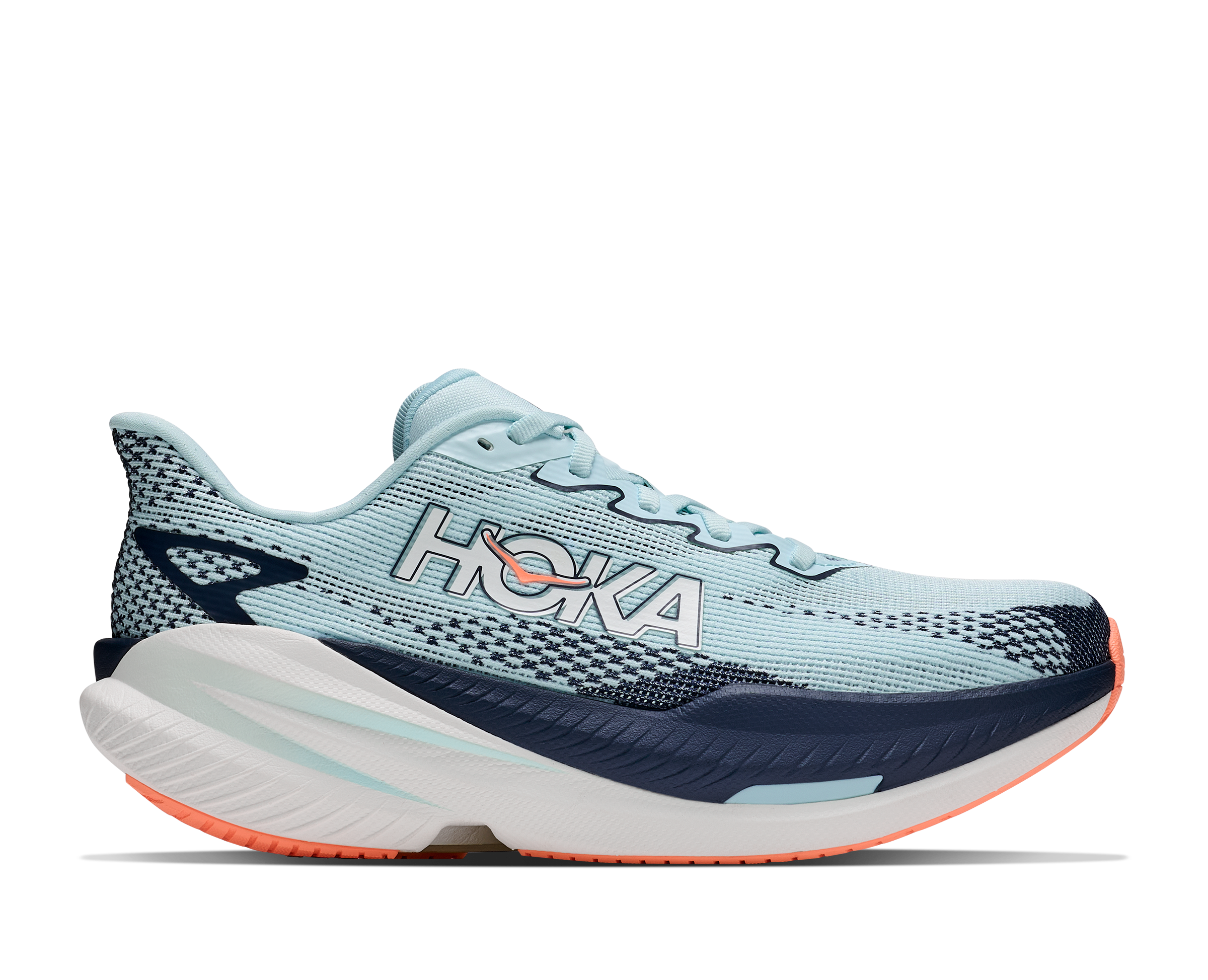 HOKA Mach X 3 women's Glimmering Blue / Varsity Navy – view 1