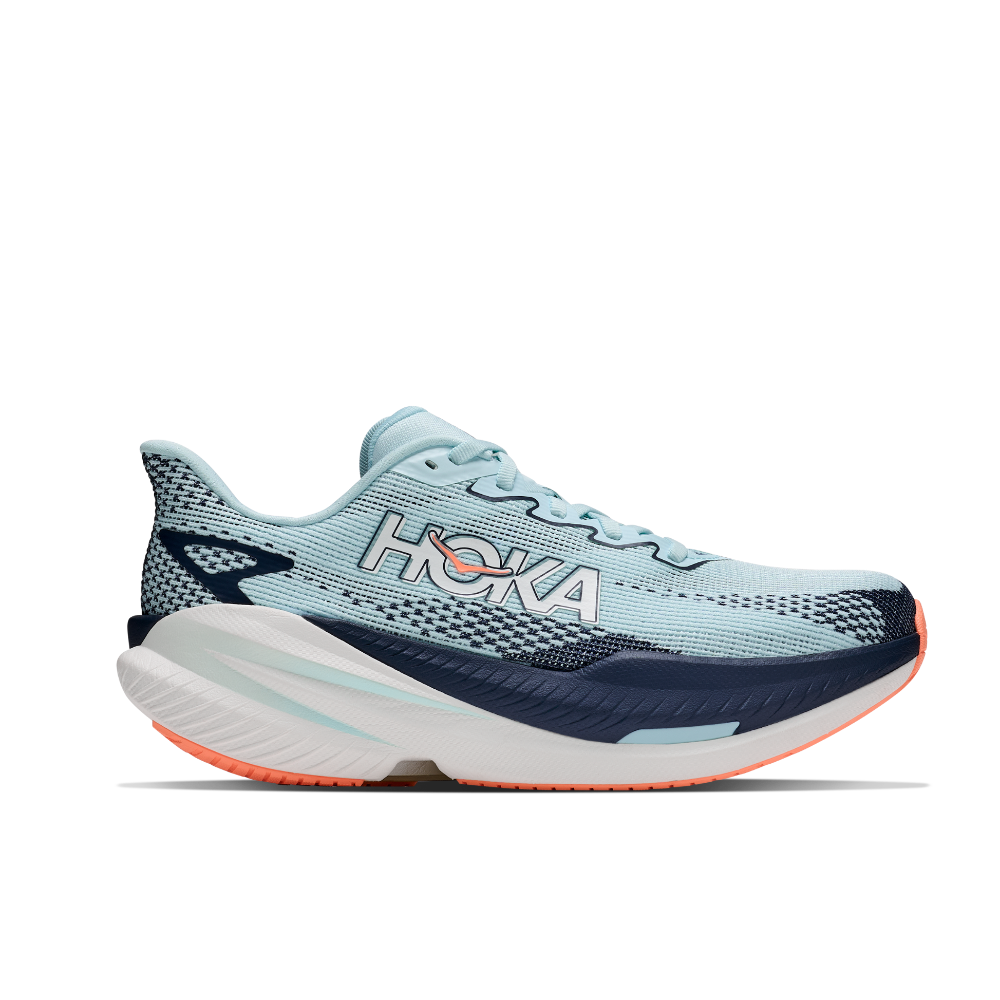 HOKA Mach X 3 women's Glimmering Blue / Varsity Navy – view 1