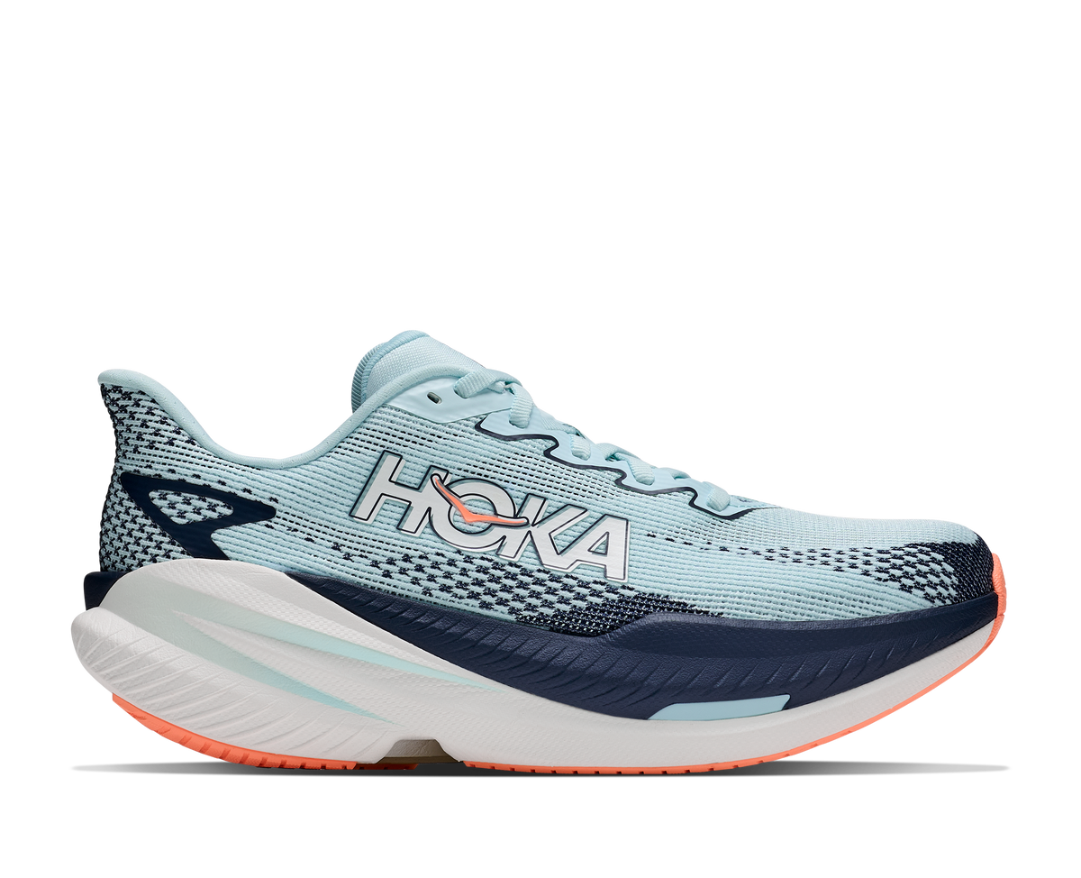 HOKA Mach X 3 women's Glimmering Blue / Varsity Navy – view 1