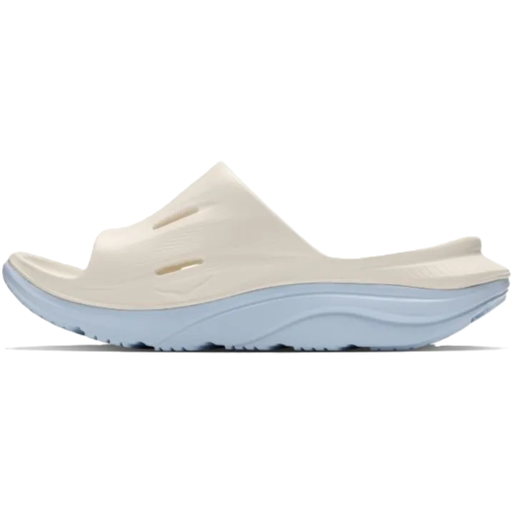 HOKA ORA Recovery Slide 3 - Alabaster / Ambient Blue – product image 2