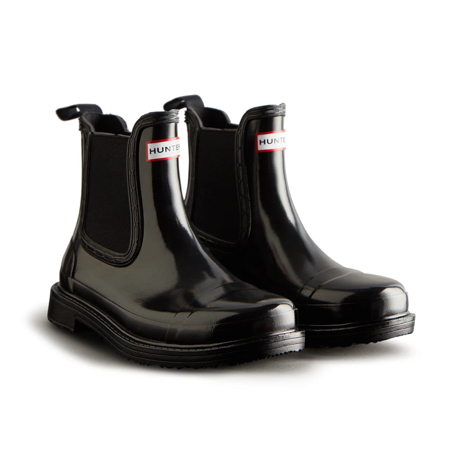 Hunter Women's Chelsea Commando Gloss Boot – Black – product view 2