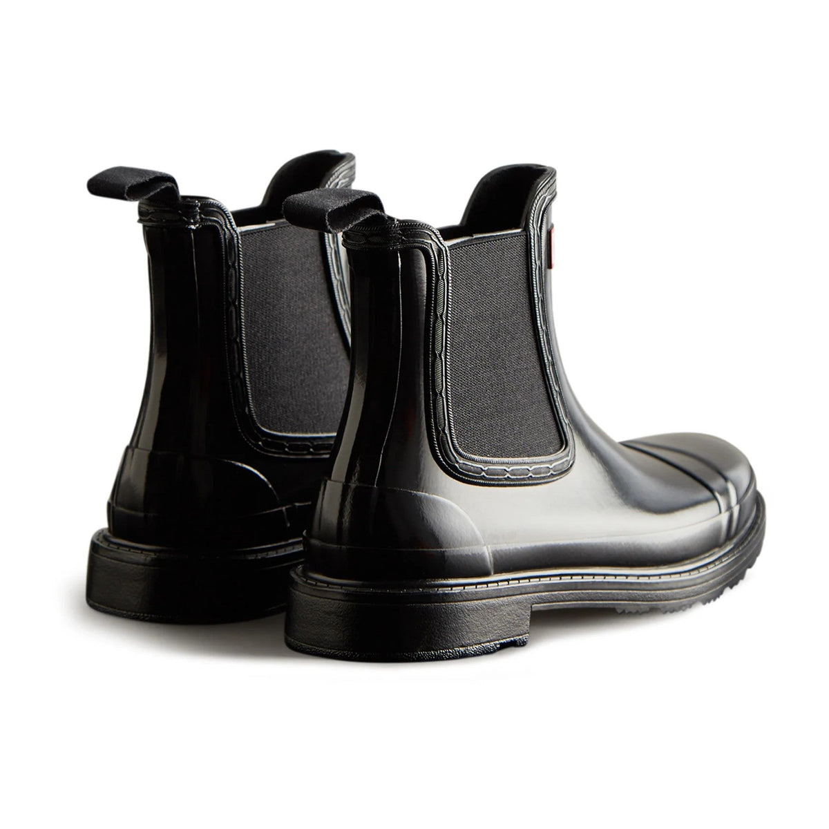 Hunter Women's Chelsea Commando Gloss Boot – Black – product view 3