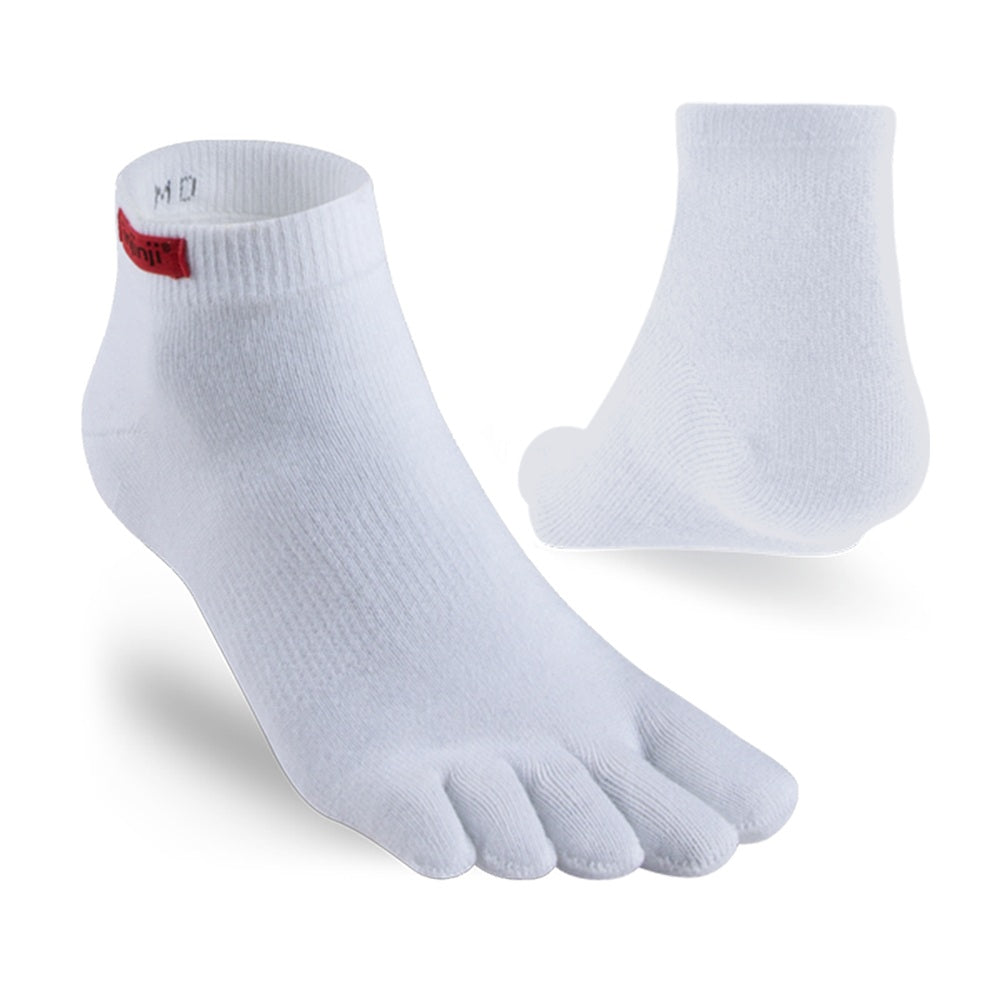 Injinji SPORT Original Weight Mini-Crew Socks - White – product photo