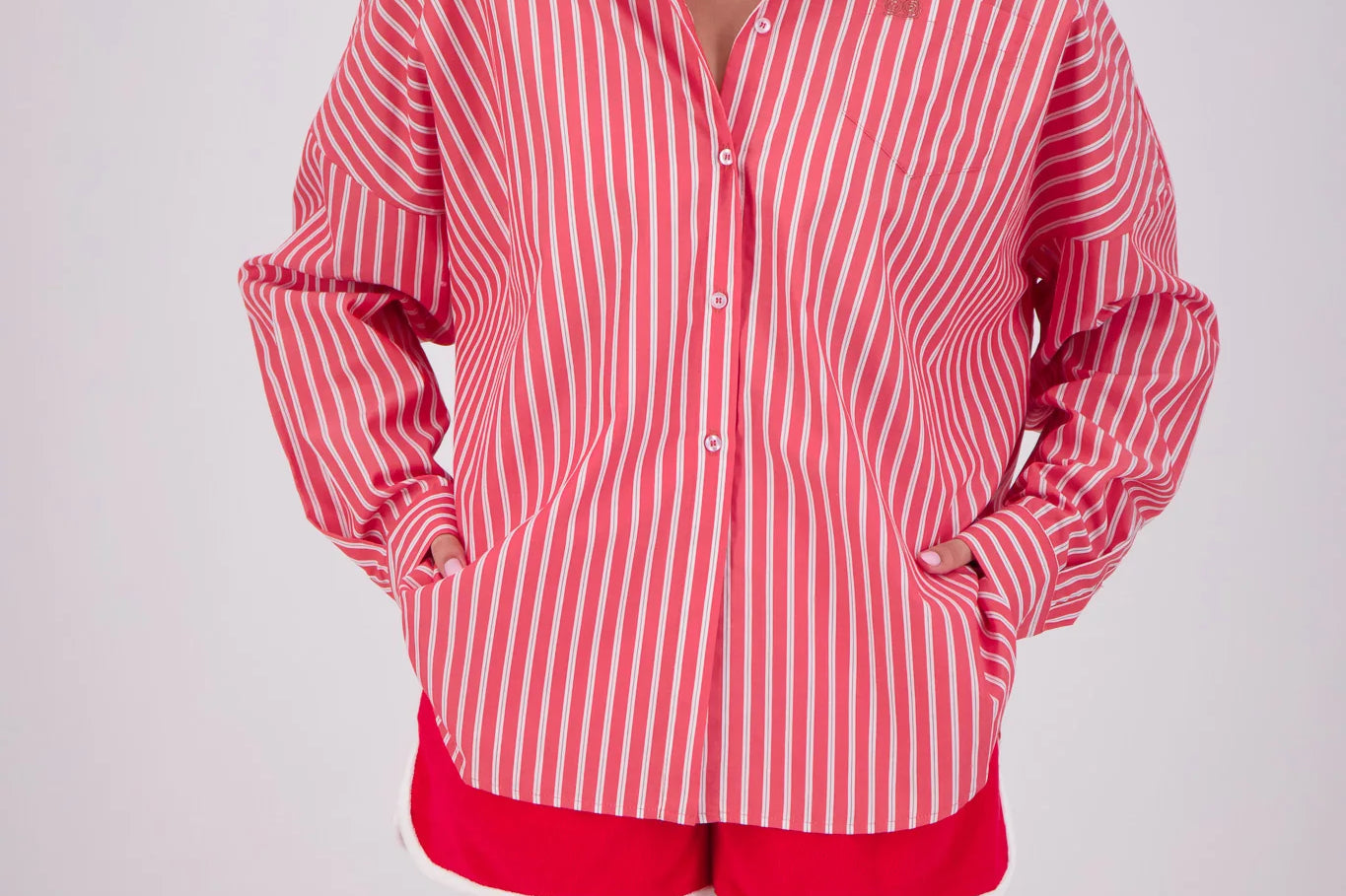 Jasmine Alexia Mahalo Shirt – Red – product view 1