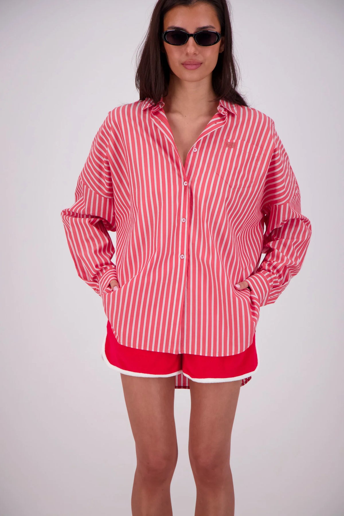 Jasmine Alexia Mahalo Shirt – Red – product view 1