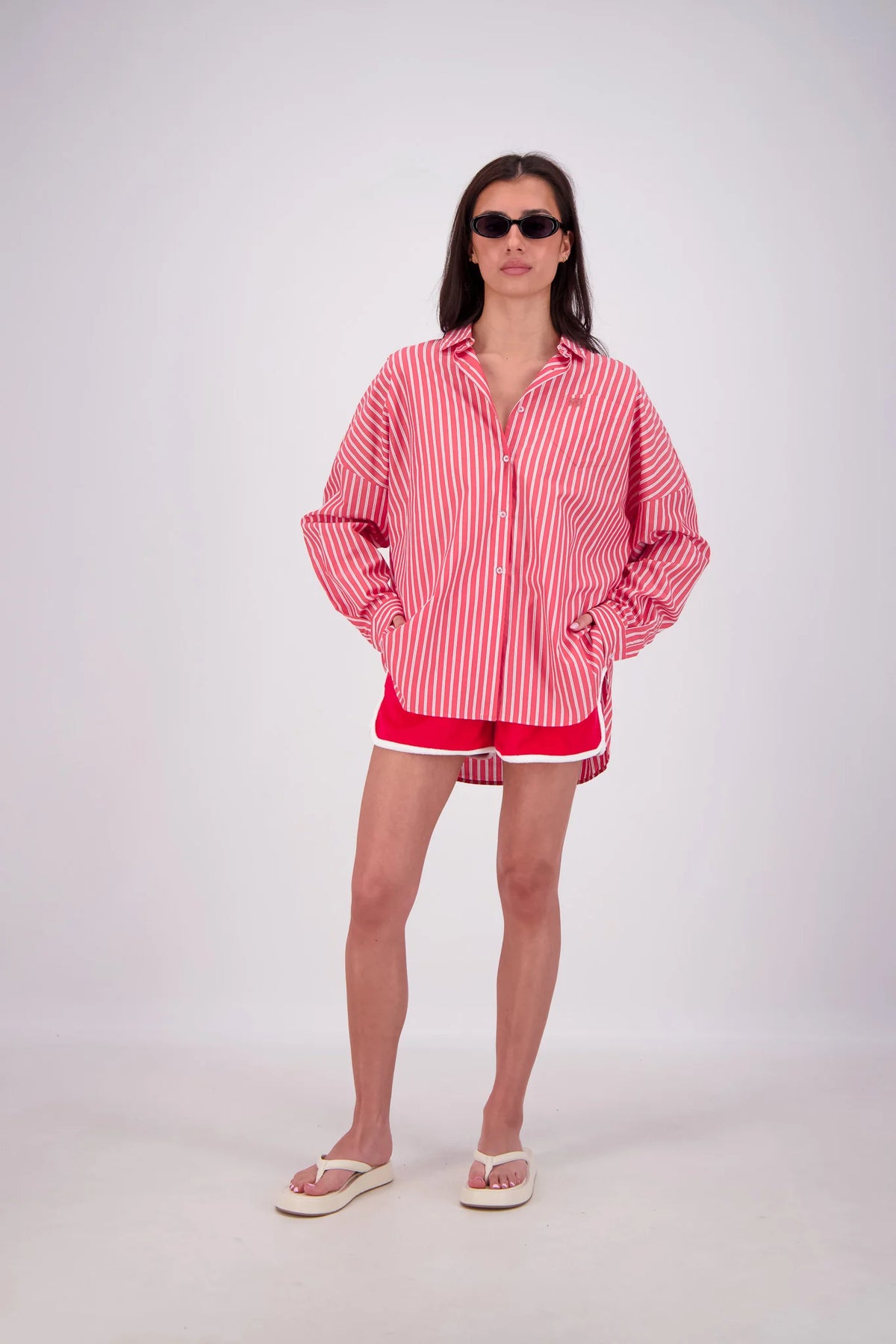 Jasmine Alexia Mahalo Shirt – Red – product view 2