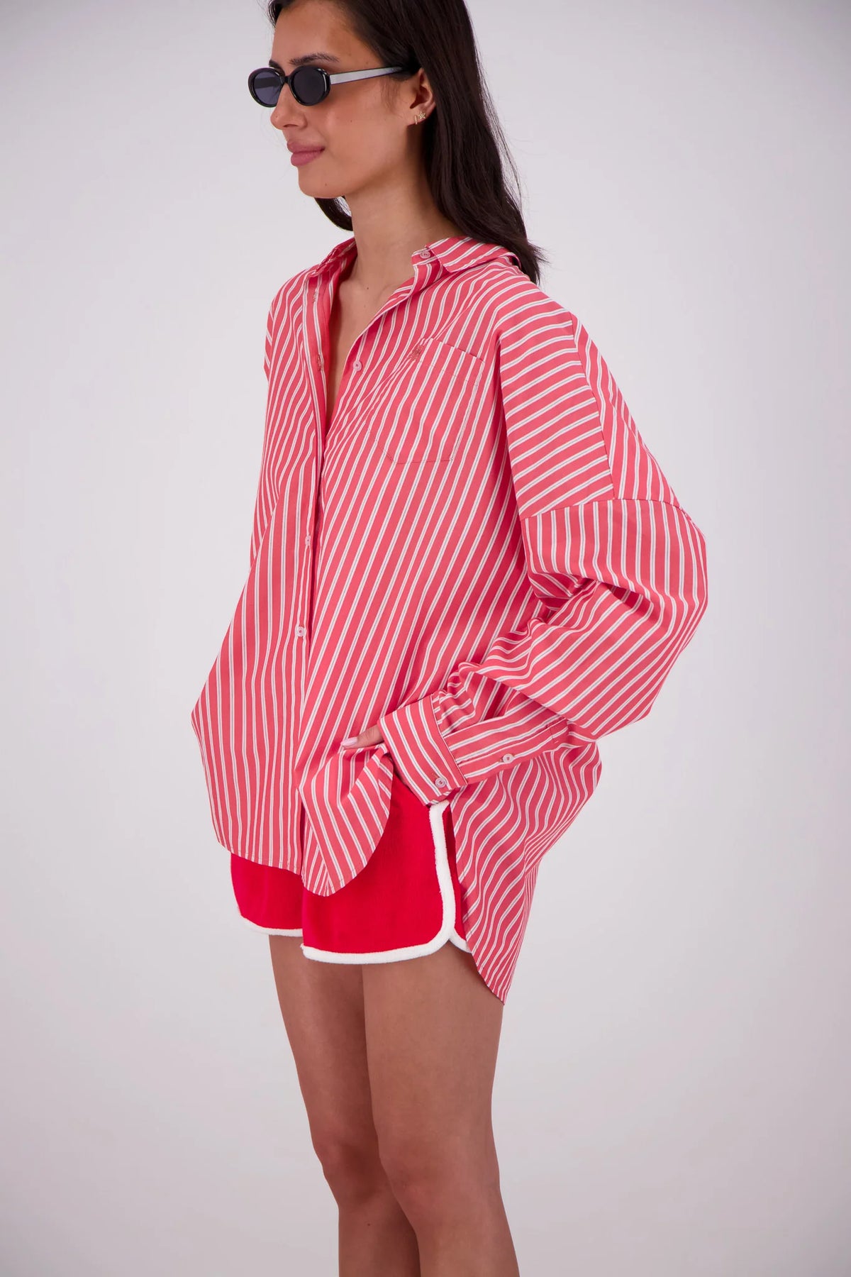 Jasmine Alexia Mahalo Shirt – Red – product view 3