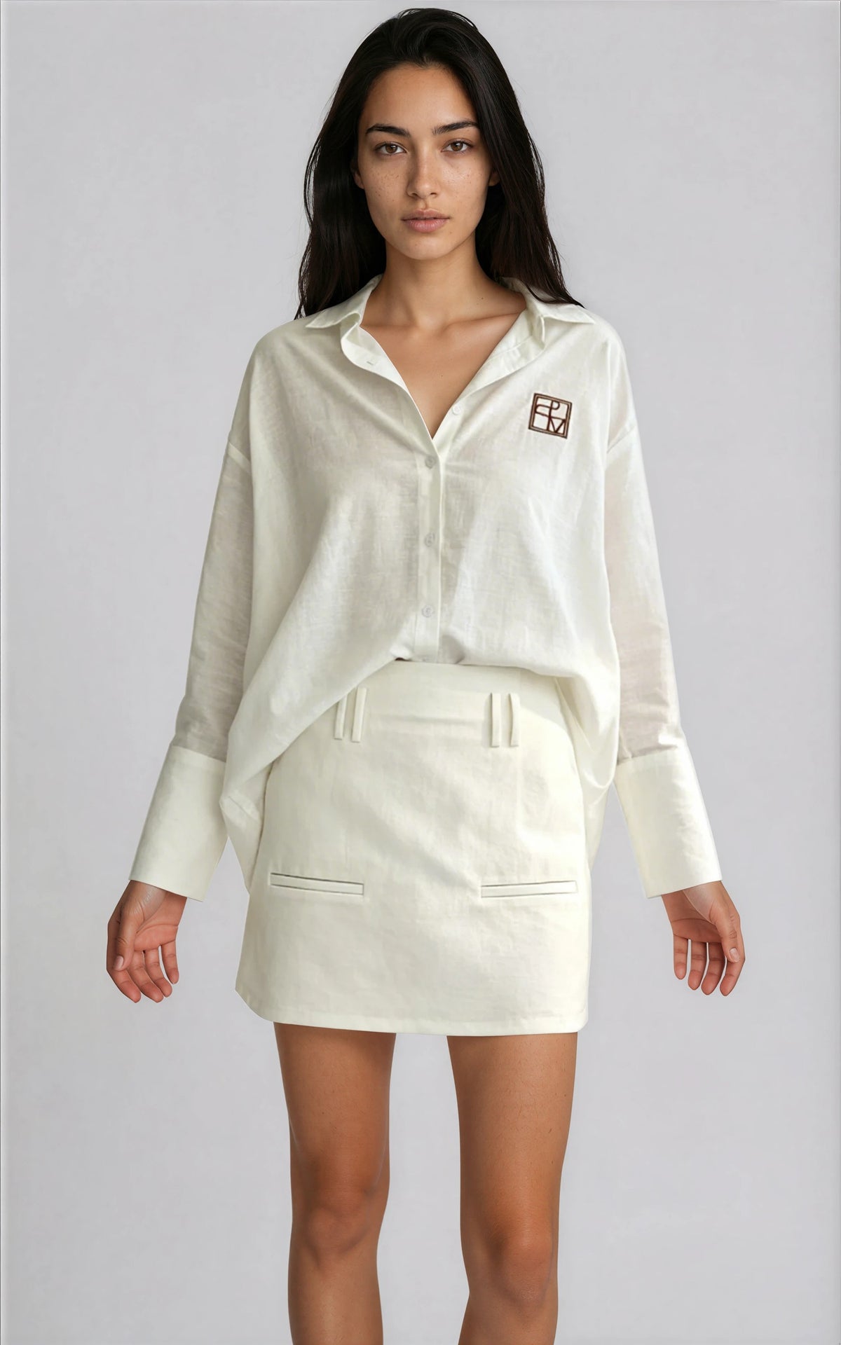 JUAN & ME Nacida Skirt – White – product view 3