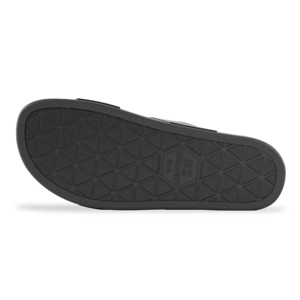 Lightfeet Double Strap recovery slides – Black – product view 4