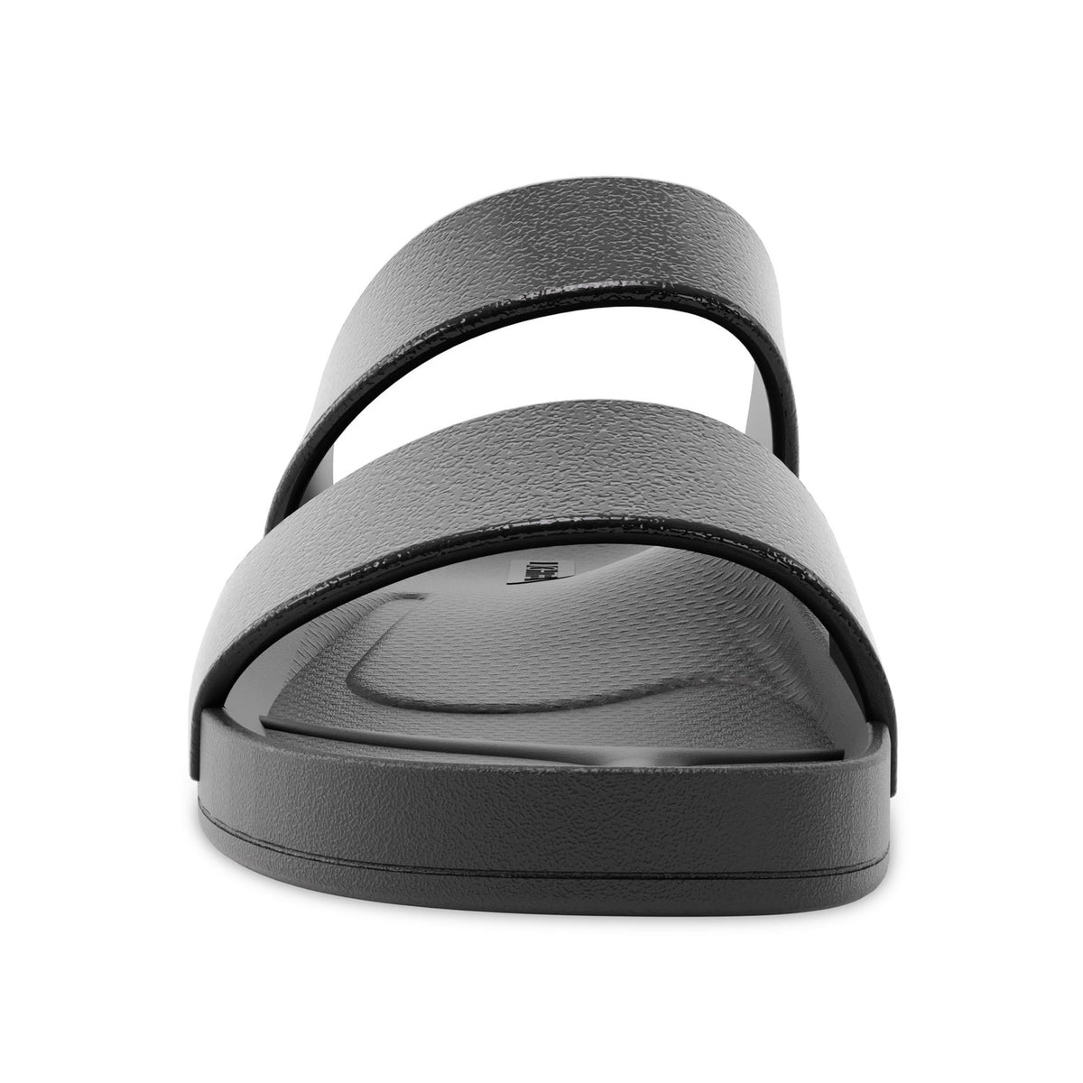 Lightfeet Double Strap recovery slides – Black Shimmer – product view 6