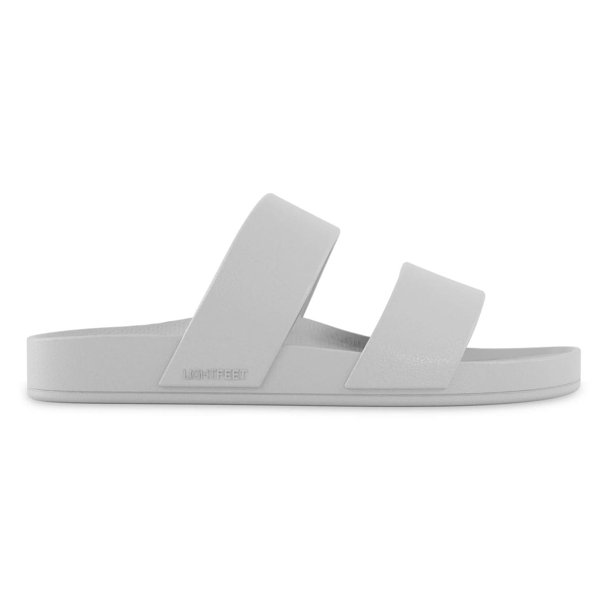 Lightfeet Double Strap recovery slides – White – product view 3