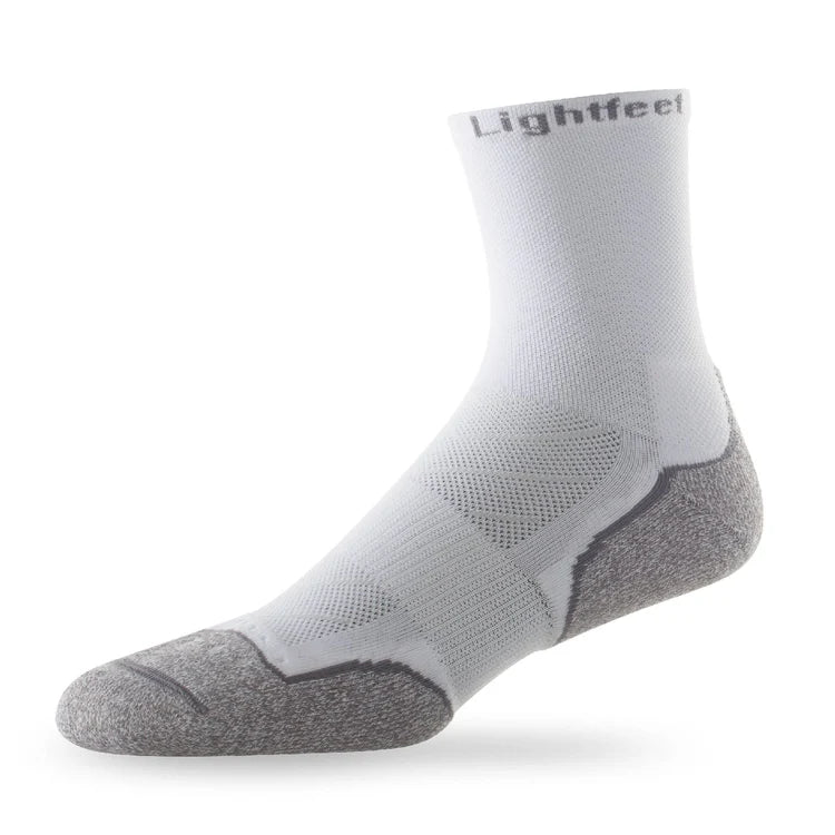 Lightfeet Evolution Half Crew Socks – White – product view 1