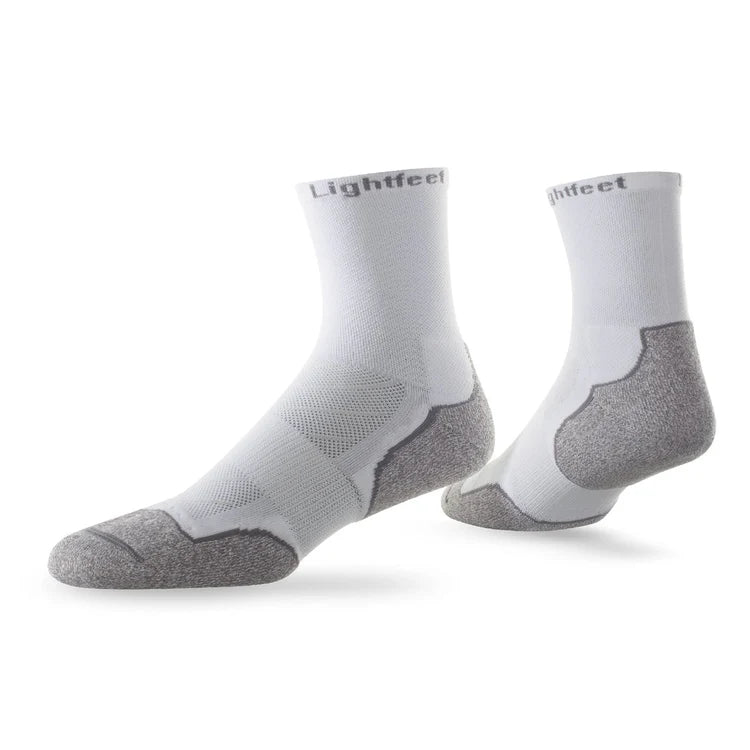 Lightfeet Evolution Half Crew Socks – White – product view 2