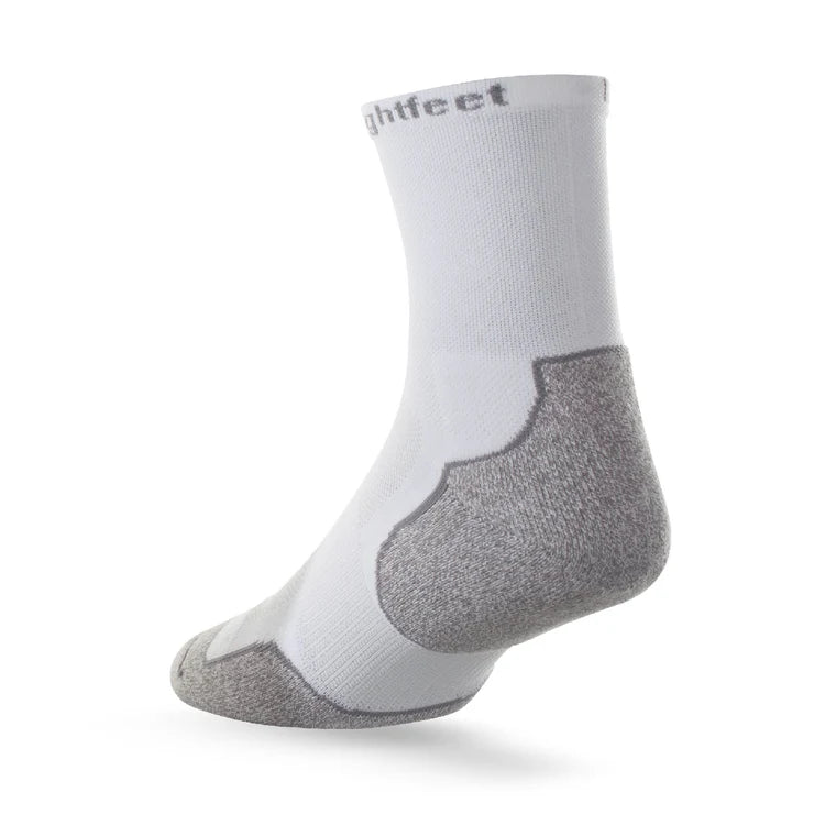 Lightfeet Evolution Half Crew Socks – White – product view 5