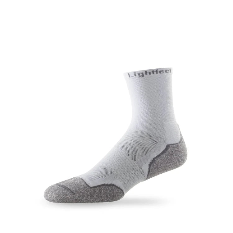 Lightfeet Evolution Half Crew Socks – White – product view 6