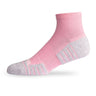 Lightfeet Performance Quarter Socks – Soft Pink – product view