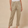 Little Lies Luxe Pant - Khaki