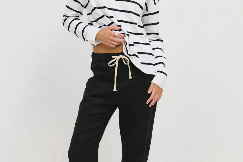 Little Lies Luxe Pant – Black – product view 2