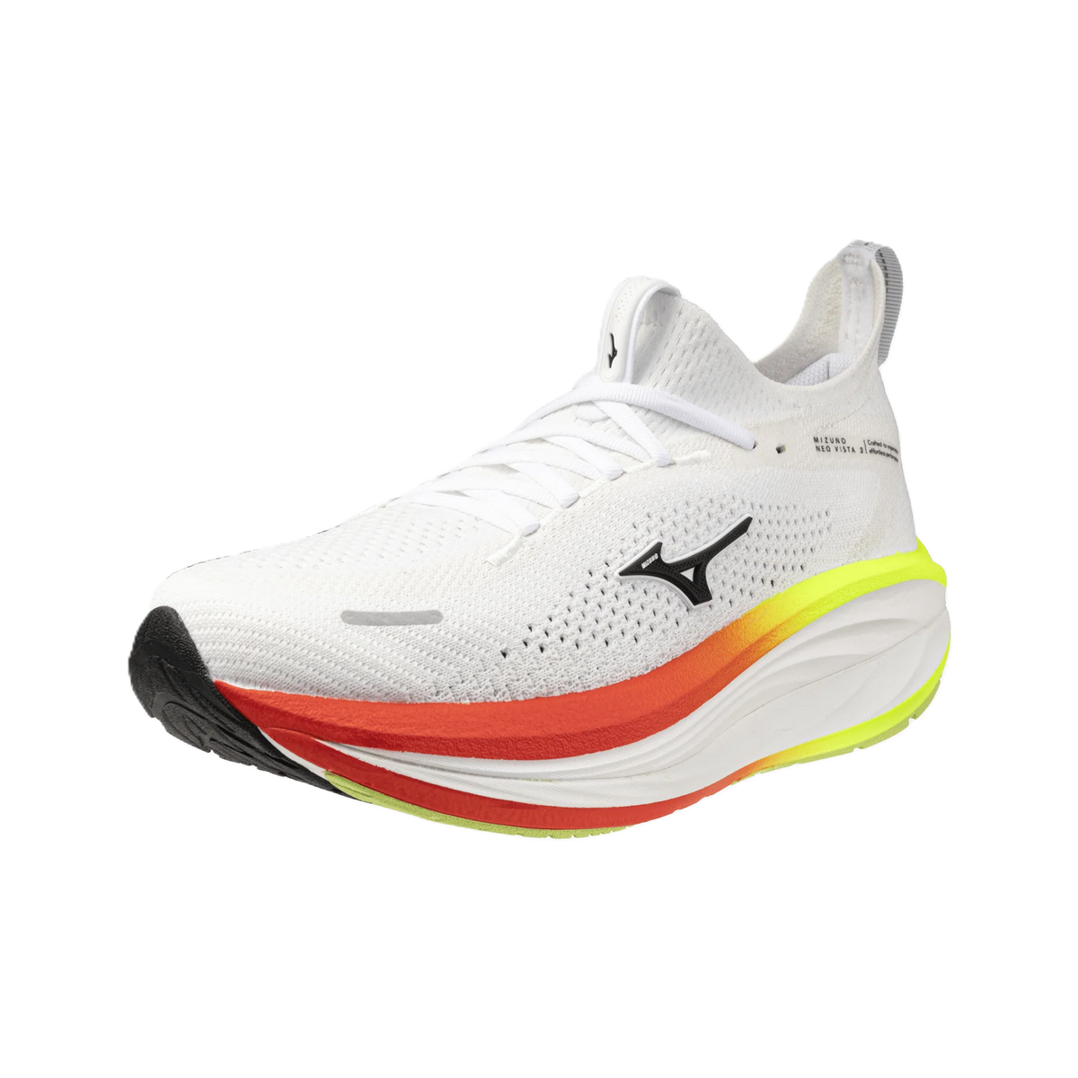 Mizuno Neo Vista 3 Men’s running shoe – White / Black / Orange – product view 3