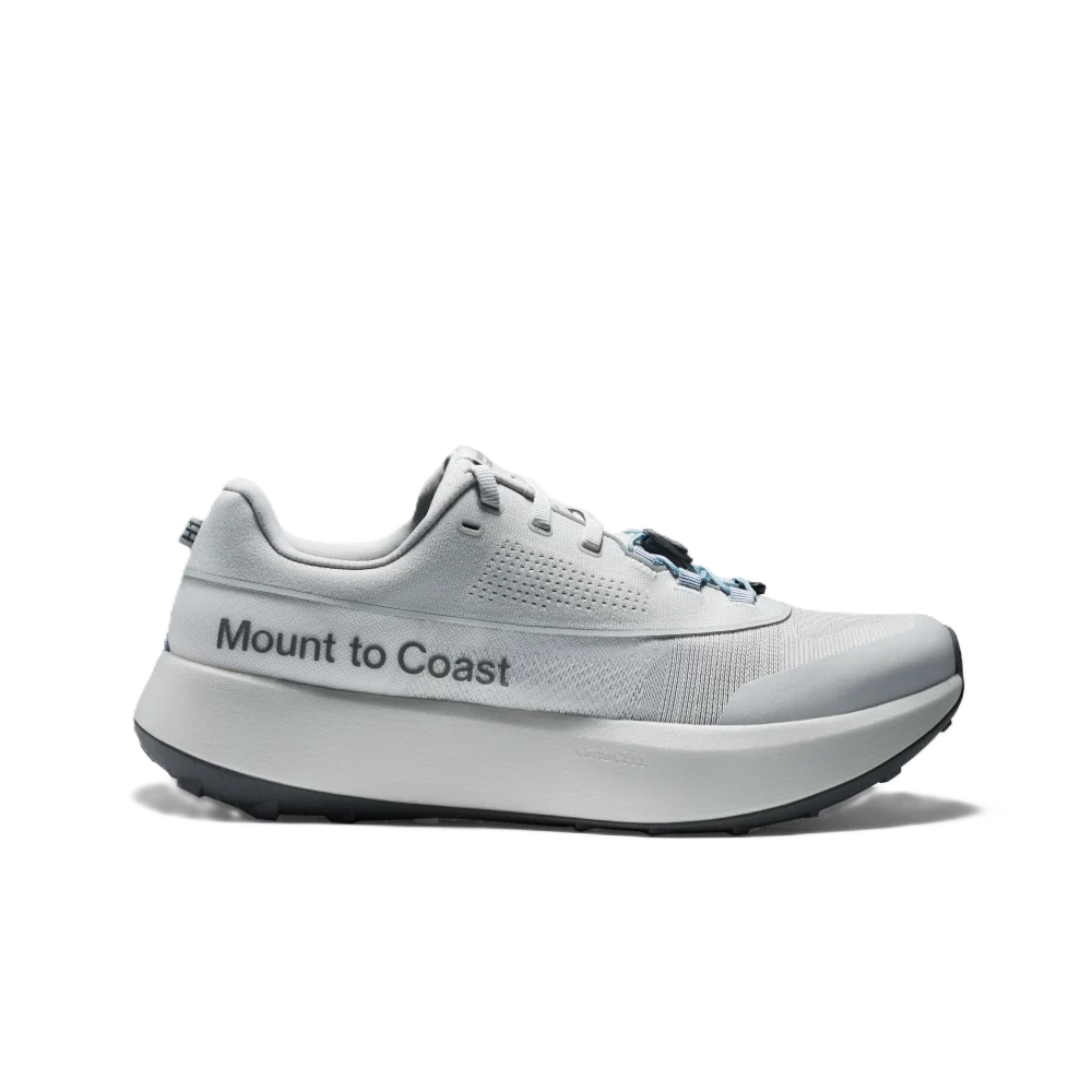 Mount to Coast H1 Women’s road-to-trail running shoe – White Sand – product view 1