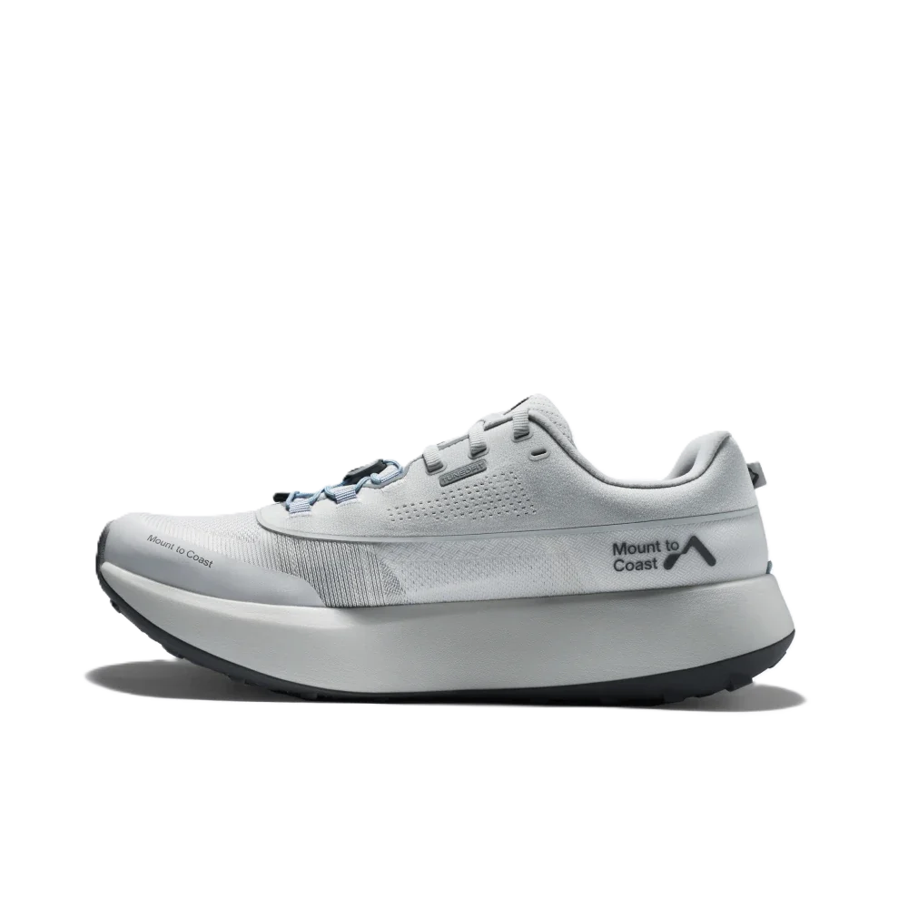 Mount to Coast H1 Women’s road-to-trail running shoe – White Sand – product view 2