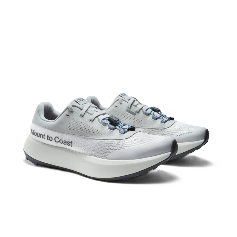 Mount to Coast H1 Women’s road-to-trail running shoe – White Sand – product view 3
