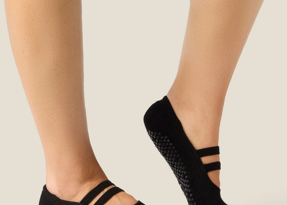 MoveActive Ballet Grip Socks – Black – product view 1