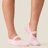 MoveActive Ballet Grip Socks - Gathered Pink