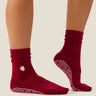 MoveActive Crew Grip Socks - Strawberry Ruffle Ruby
