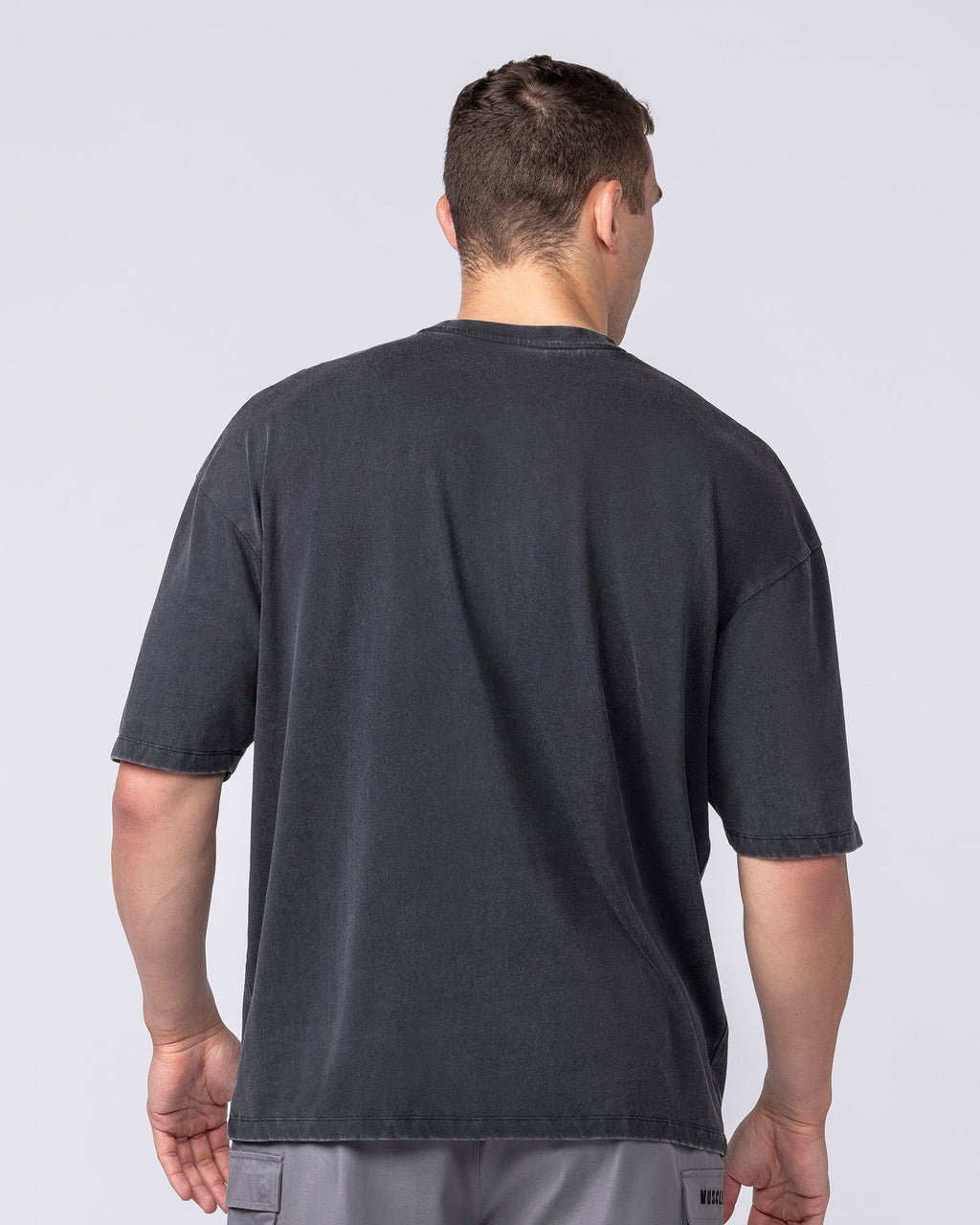 Muscle Nation Cobras oversized tee – Washed Black – product view 5