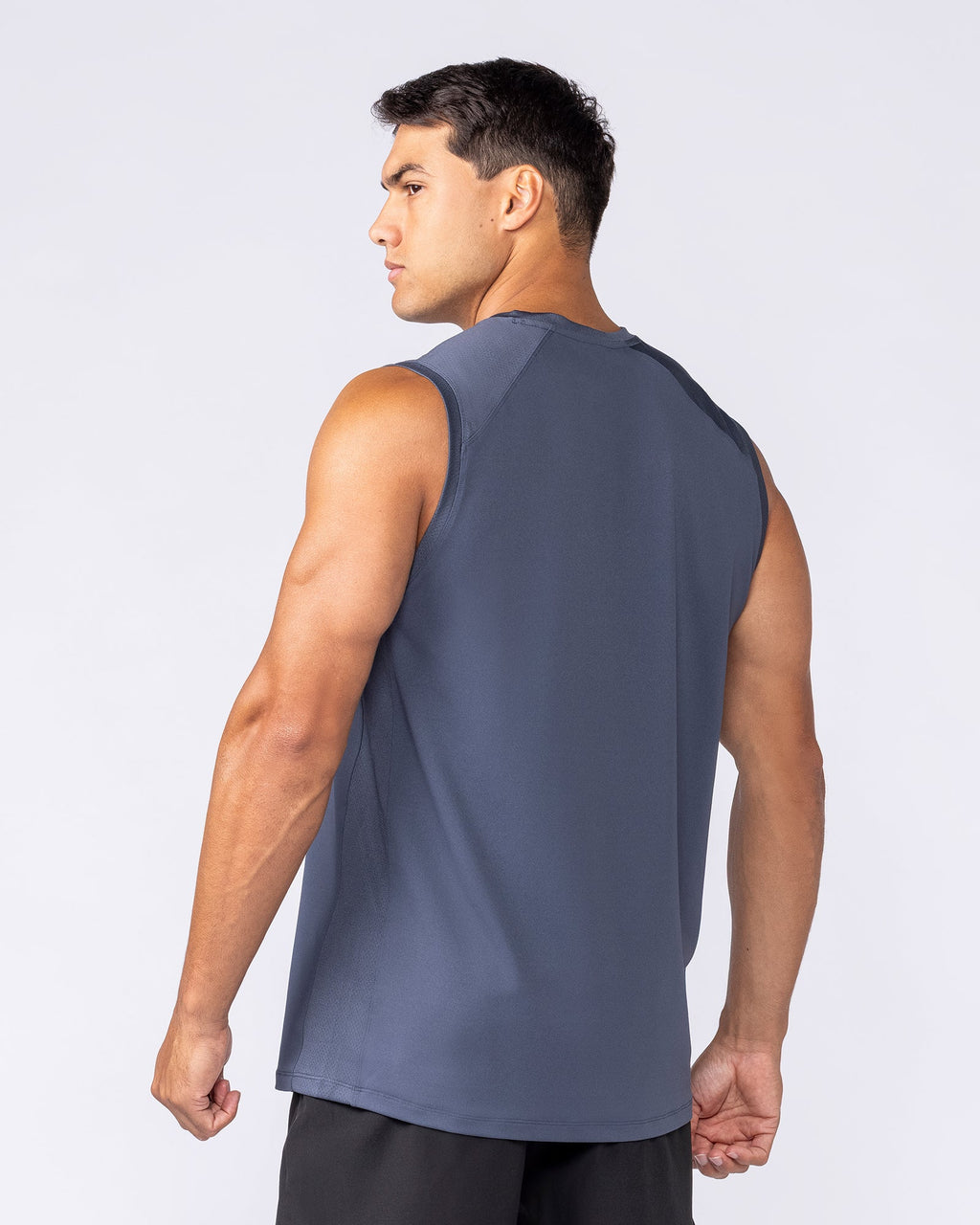 Muscle Nation Ventilation men’s training tank – Thunder – product view 3