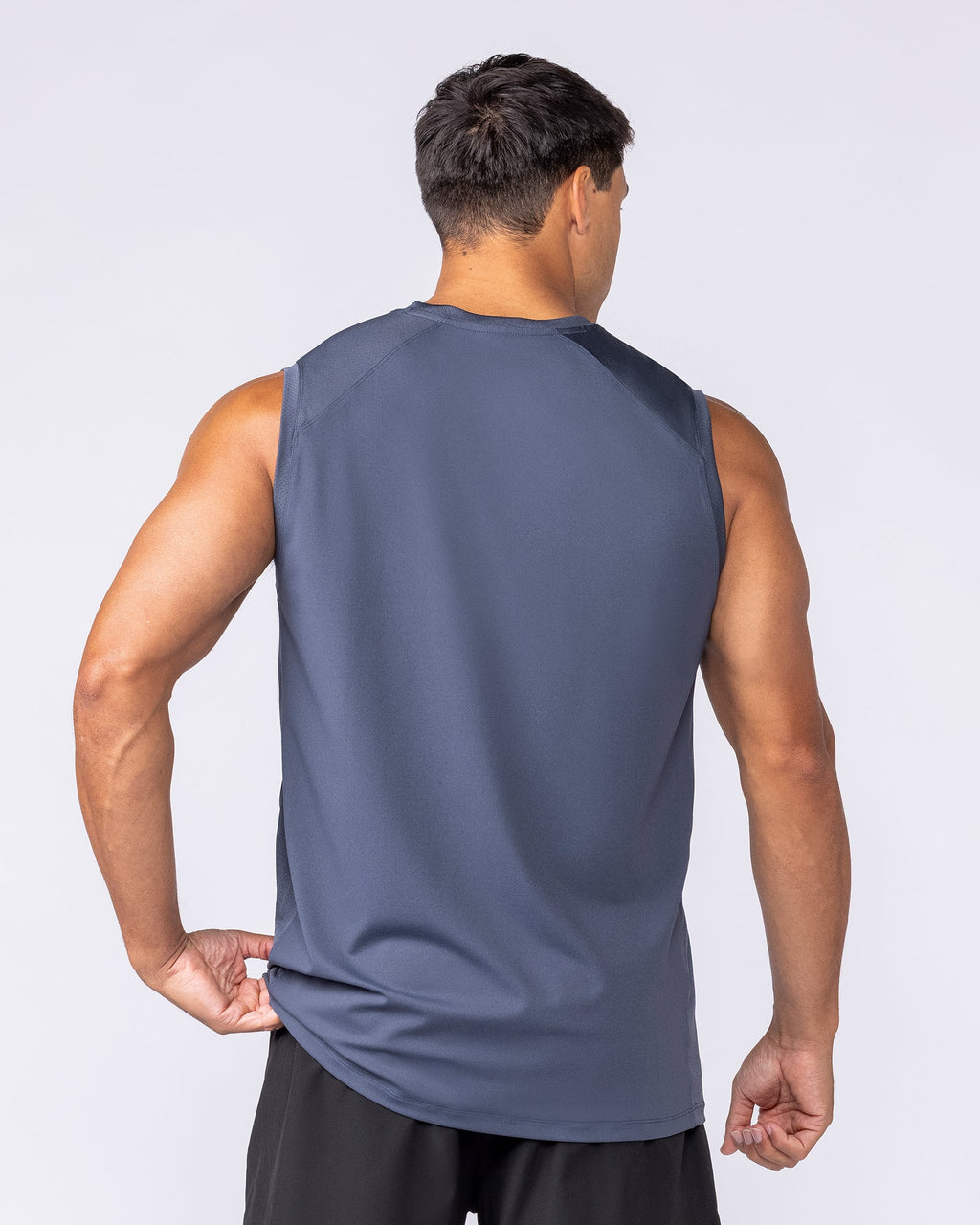 Muscle Nation Ventilation men’s training tank – Thunder – product view 5