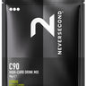 Neversecond C90 Citrus 94g high-carb drink mix sachet – front of packet