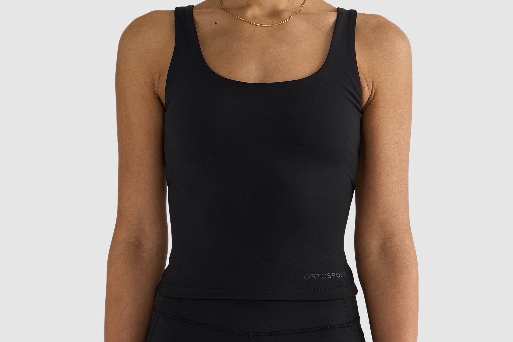 ORTC Eva Twist Back Reversible Top – Black – product view 1