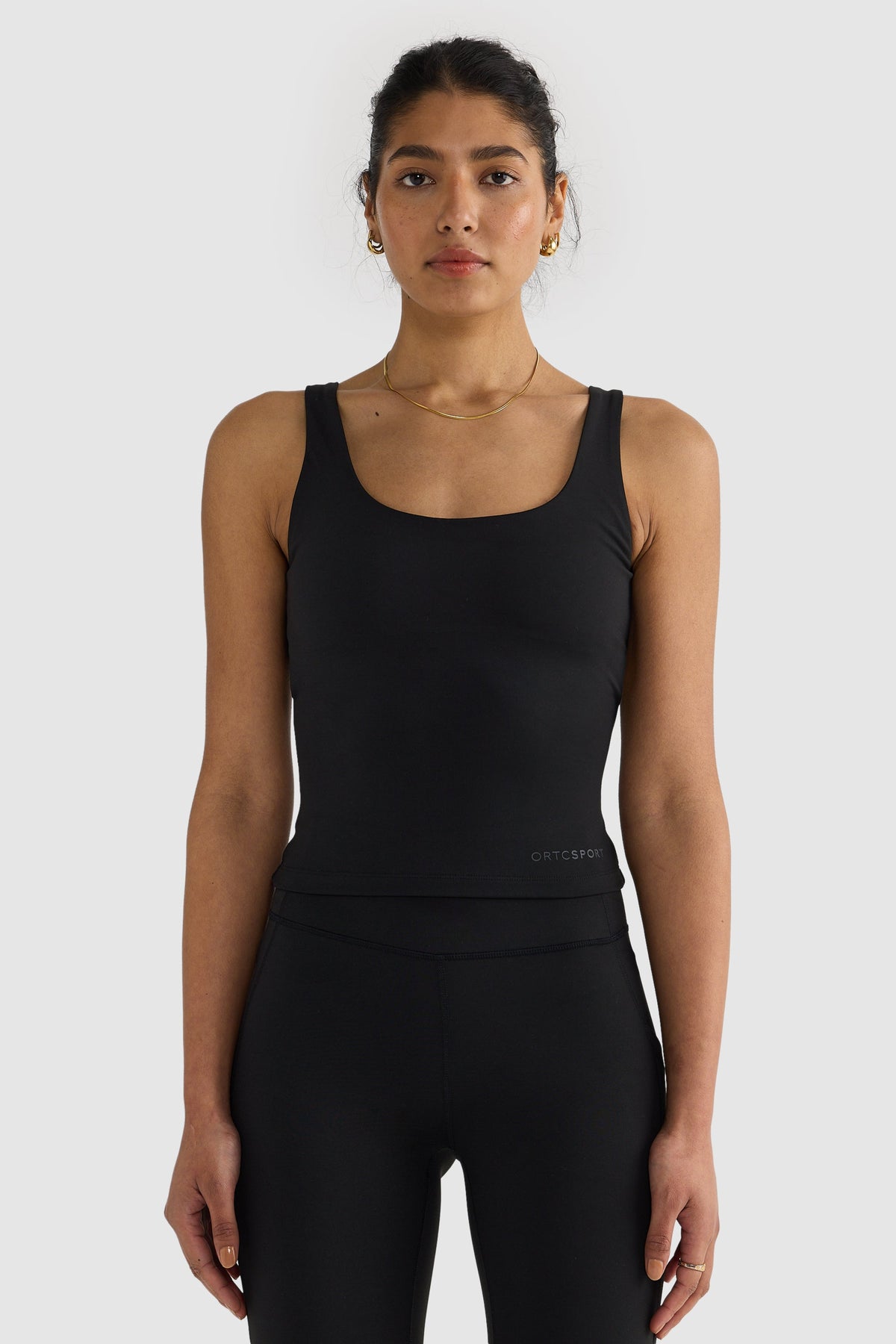 ORTC Eva Twist Back Reversible Top – Black – product view 1
